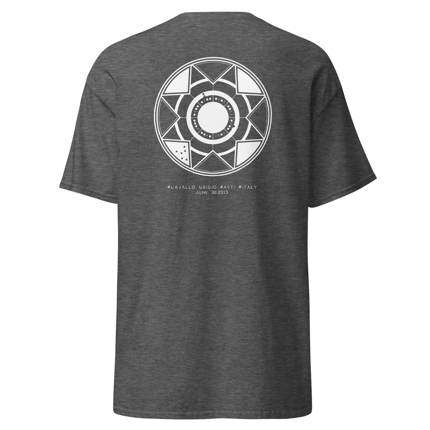 Signals Men's classic tee -Cavallo Grigio, Asti, Italy, June 30 2013